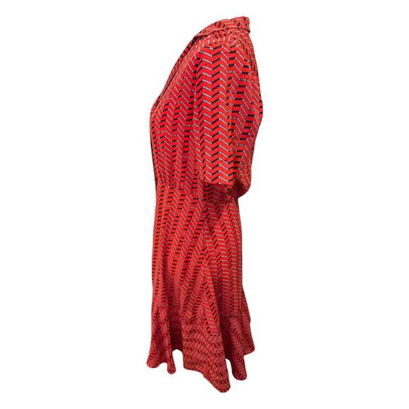 Scotch & Soda Maison Scotch “À La Plage” Printed Shirt Dress, Size S - Picture 3 of 5